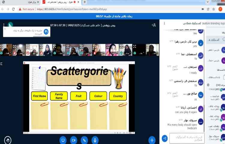 آموزش پروژه مالی به همراه صبحگاه
