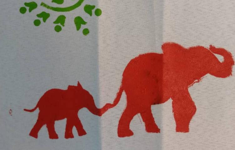 آموزش چاپ با شابلون روی تی شرت و پارچه 1