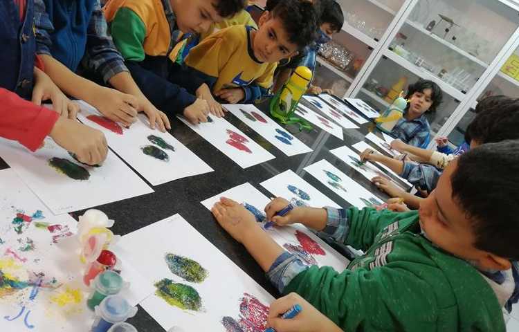 آموزش چاپ و نقاشی با سیم ظرفشویی روی کاغذ 1