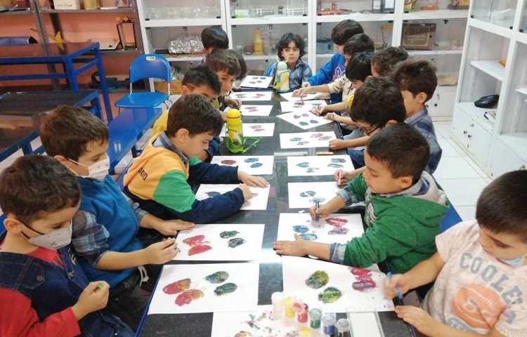 آموزش چاپ و نقاشی با سیم ظرفشویی روی کاغذ 2