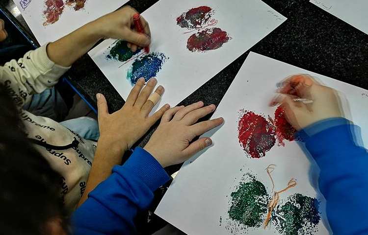 آموزش چاپ و نقاشی با سیم ظرفشویی روی کاغذ 4