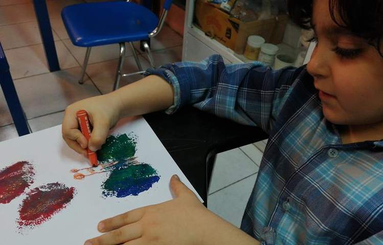 آموزش چاپ و نقاشی با سیم ظرفشویی روی کاغذ 6