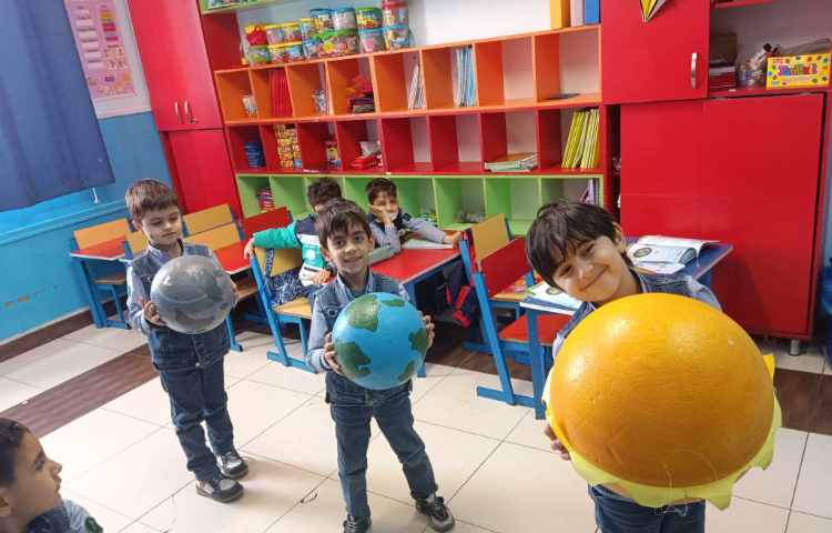 آموزش چگونگی پیدایش شب و روز 2