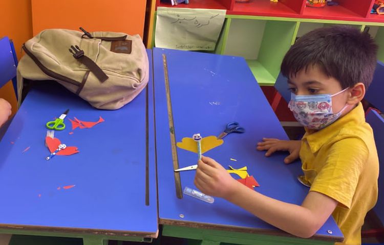 :آموزش کاردستی شاپرک، کلاس سیب 3