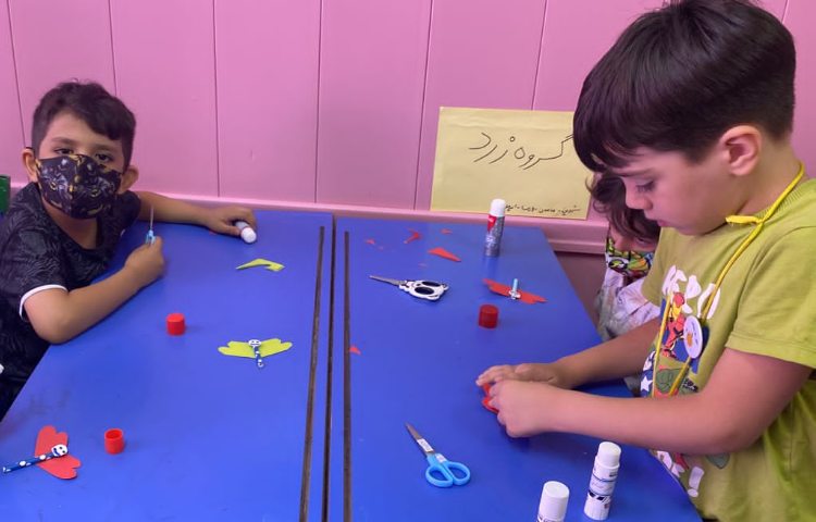 :آموزش کاردستی شاپرک، کلاس سیب 4