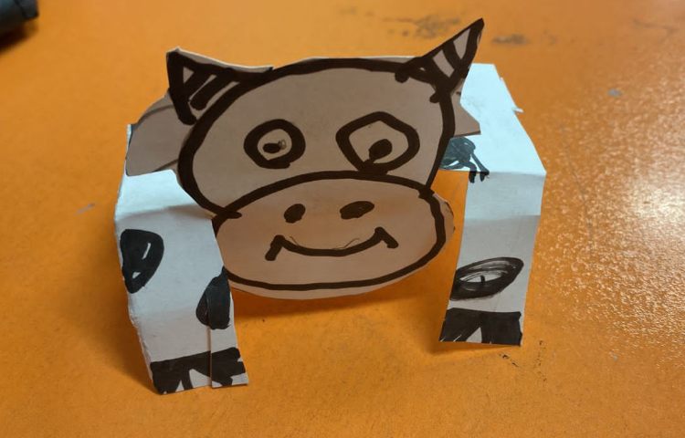 :آموزش کاردستی گاو، کلاس پرتقال