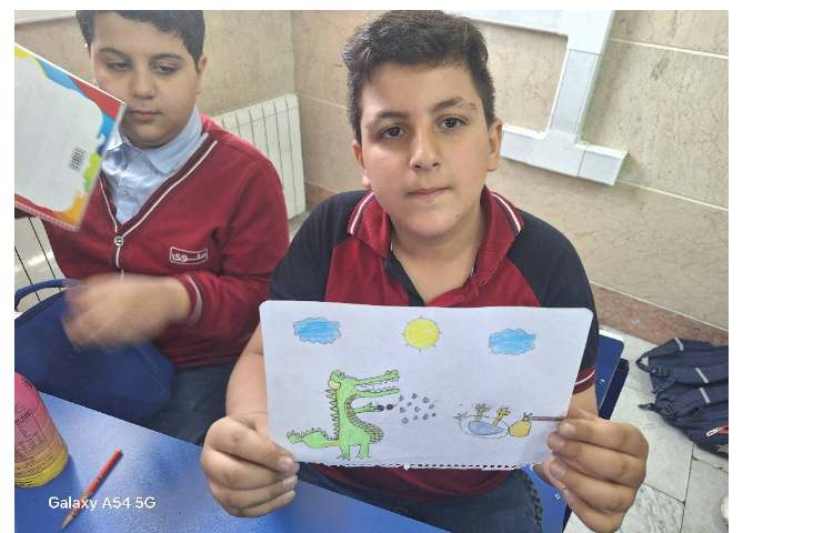 آموزش کاریکاتور اشک تمساح پایه چهارم 2