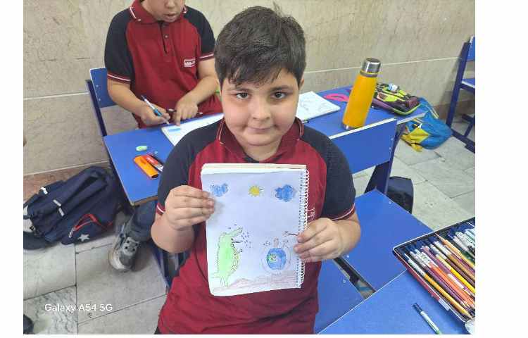 آموزش کاریکاتور اشک تمساح پایه چهارم 4