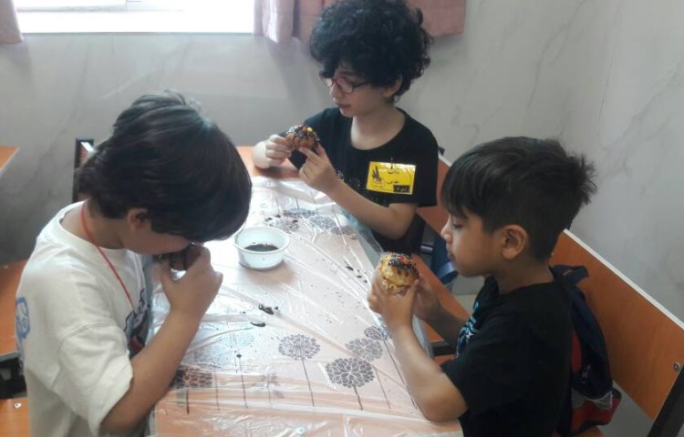 آموزش کاپ کیک شکلاتی 1