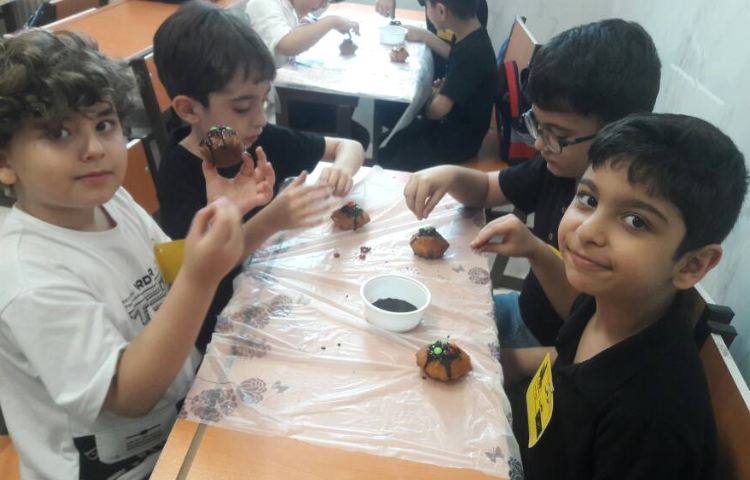 آموزش کاپ کیک شکلاتی 3