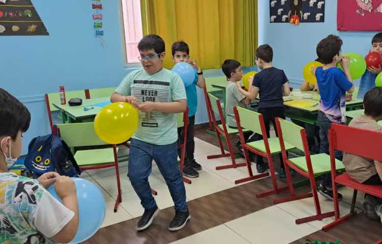 آموزش کسر با بازی با بادکنک 3