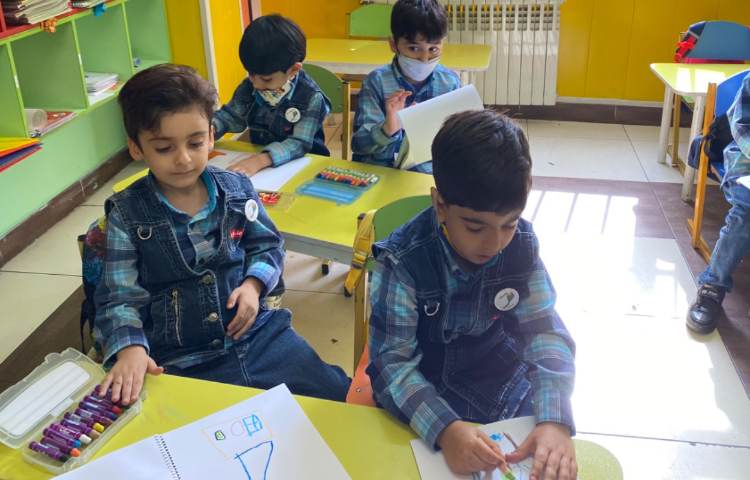 :آموزش کشیدن خانه مادربزرگ با اشکال هندسی، کلاس بادبادک 1