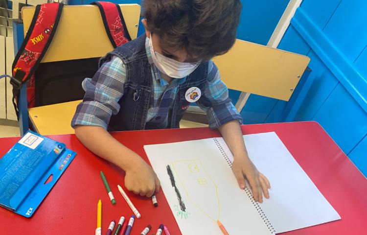 :آموزش کشیدن خانه مادربزرگ با اشکال هندسی، کلاس شاپرک