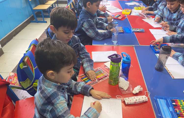 :آموزش کشیدن خانه مادربزرگ با اشکال هندسی، کلاس قاصدک 3