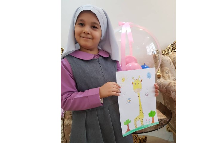 آموزش کشیدن زرافه با استفاده از قاشق 2