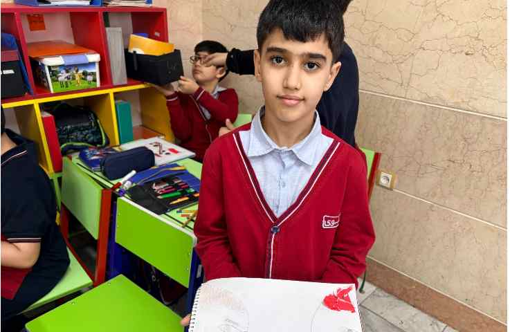 آموزش کلاژ صورت شاد و غمگین 6