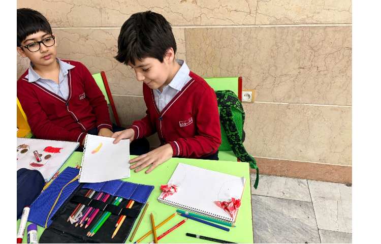 آموزش کلاژ صورت شاد و غمگین 7