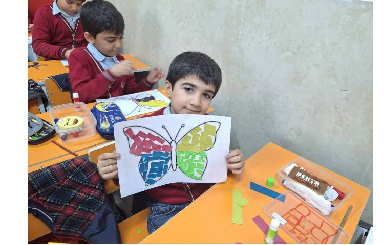 آموزش کلاژ پروانه 3