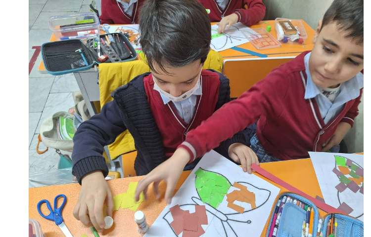 آموزش کلاژ پروانه 5