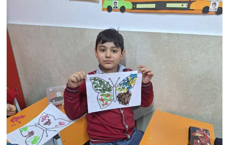 آموزش کلاژ پروانه 6