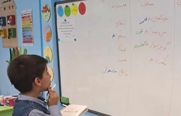 آموزش کلمات مترادف، هم خانواده، هم معنی همراه با دست ورزی