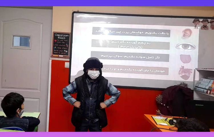 :اتیکت مکالمه و شعرخوانی با صداهای مختلف توسط دانش اموزان 2