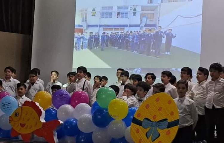 اجراهای زبانی عید نوروز دانش آموزان دبستان علوی