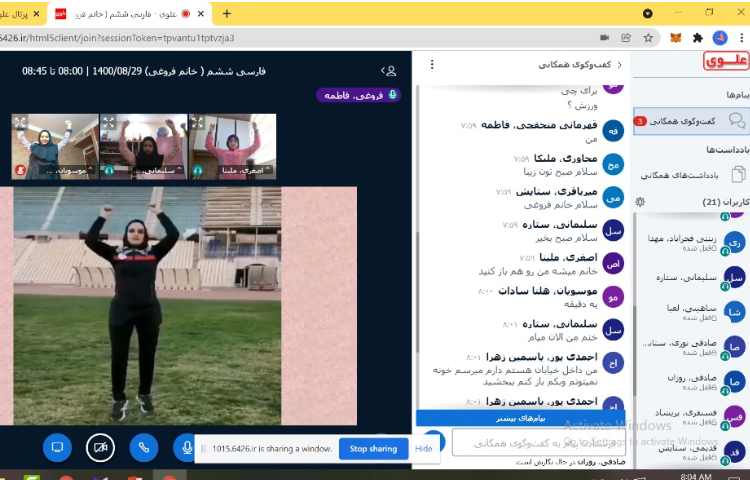 اجرای برنامه صبحگاهی پر نشاط روزانه و ورزش با حضور دانش آموزان 1