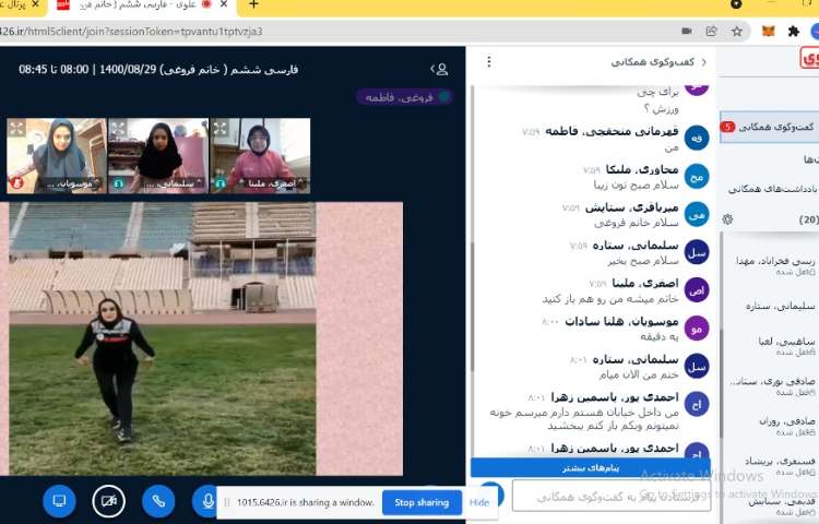 اجرای برنامه صبحگاهی پر نشاط روزانه و ورزش با حضور دانش آموزان 2