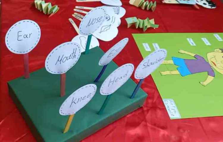 اجرای دانش آموزان پیش دبستان Head,shoulders song 2