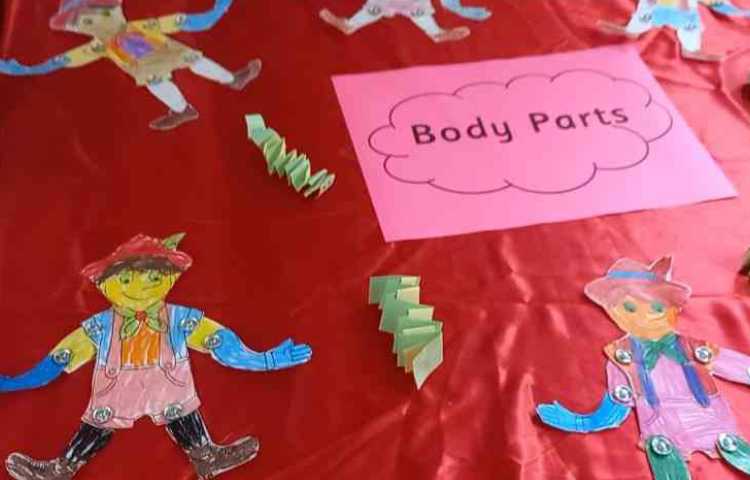 اجرای دانش آموزان پیش دبستان Head,shoulders song