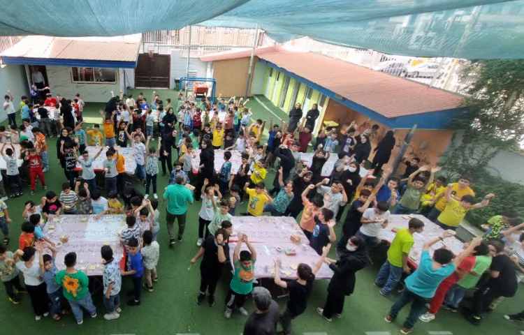 اجرای صبحانه سالم به زبان انگلیسی در دبستان علوی 5