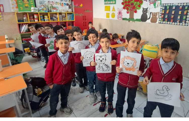 اجرای نمایش برای تدریس درس اردک 1