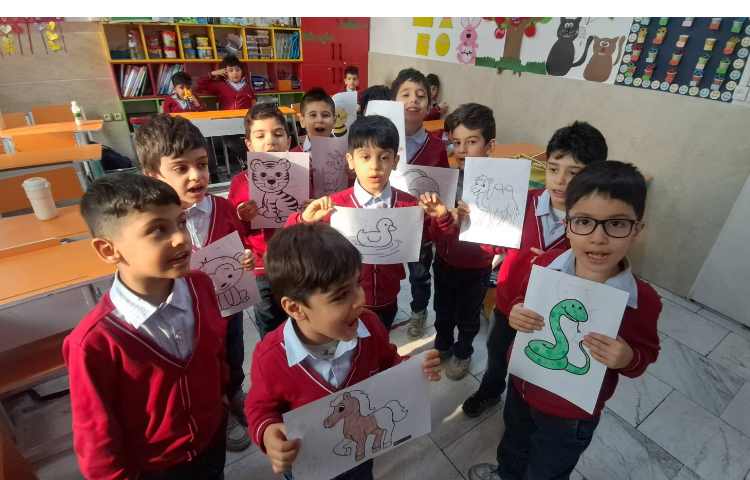 اجرای نمایش برای تدریس درس اردک 4