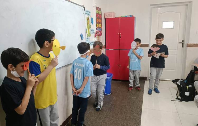 اجرای نمایش بلدرچین و برزگر 2