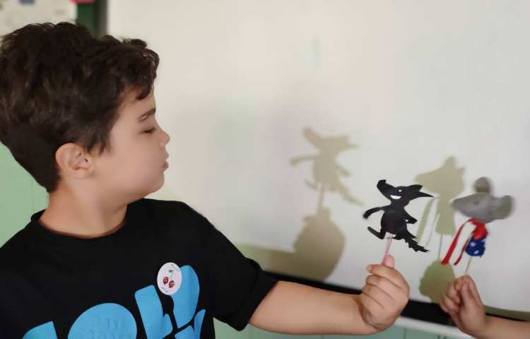 اجرای نمایش عروسکی با سایه ها 4