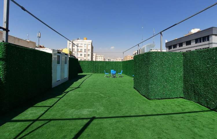 احداث حیاط دوم (پشت بام) 2