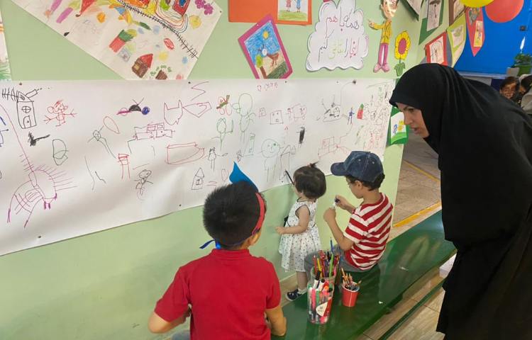 :اختتامیه پایگاه تابستانی(شادی،بازی،هیجان) پایه پیش دبستان 26