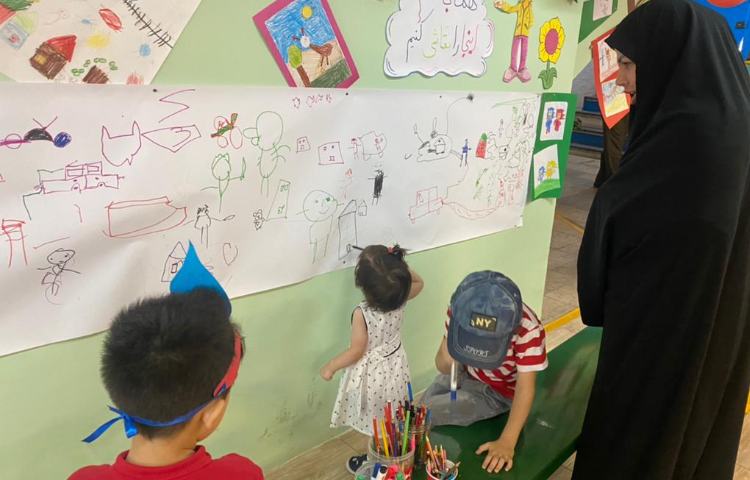 :اختتامیه پایگاه تابستانی(شادی،بازی،هیجان) پایه پیش دبستان 32