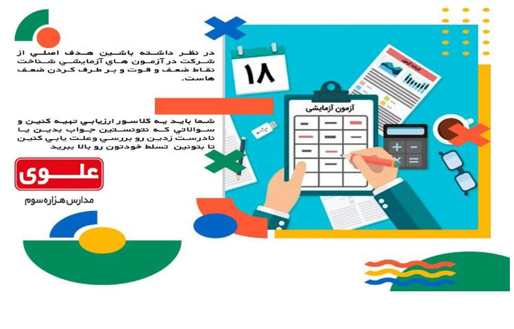 اختلاف تراز خودتون از آزمون قبلی بررسی کنید 1