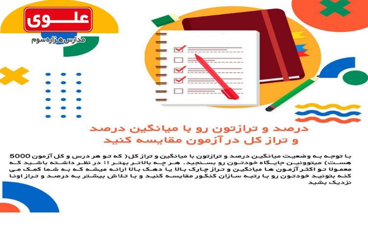 اختلاف تراز خودتون از آزمون قبلی بررسی کنید 4