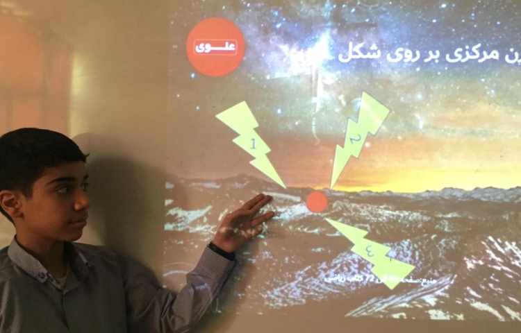 ارائه تدریس تبدیلات هندسی توسط دانش آموزان کلاس ششم