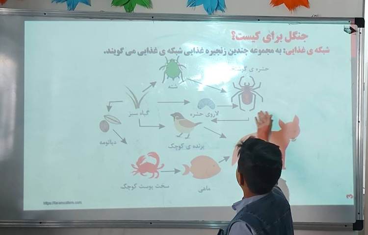 ارائه درس علوم (جنگل برای کیست؟ ) 2