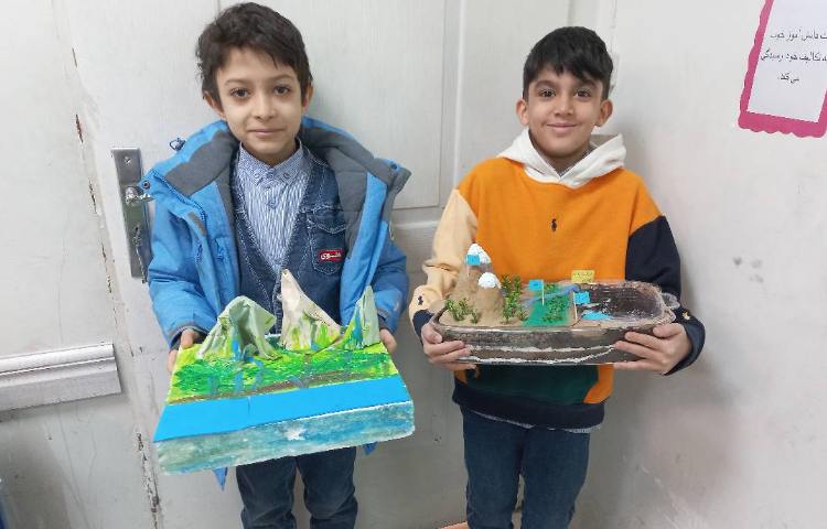 ارائه ماکت های ساخته شده (درس پانزدهم مطالعات)