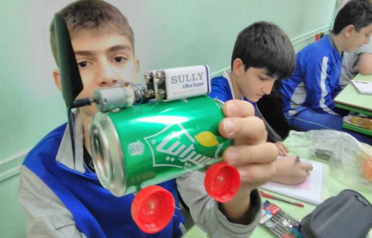 ارائه و ساخت ماشین توسط دانش آموزان پایه ششم 2