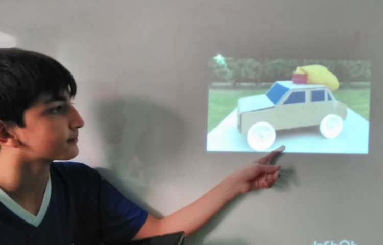 ارائه و ساخت ماشین توسط دانش آموزان پایه ششم 4