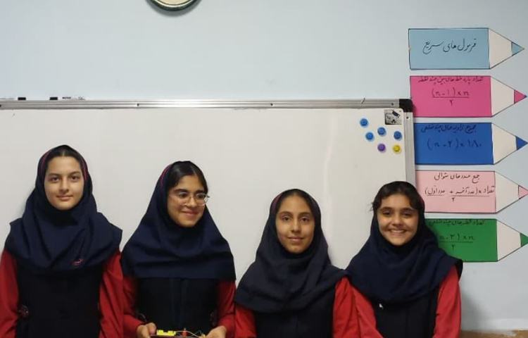 ارائه پروژه ی science در کلاس در رابطه با مدار