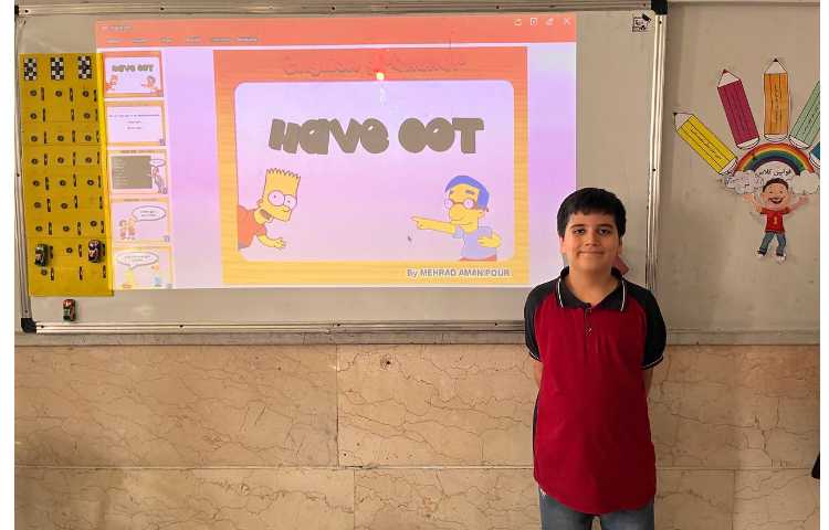 ارائه گرامر دانش آموزان بصورت پوستر و پاورپوینت 2