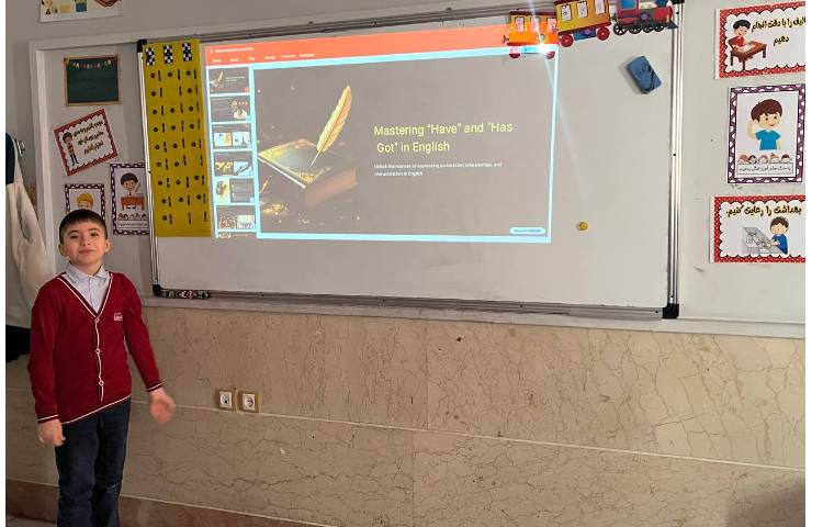 ارائه گرامر دانش آموزان بصورت پوستر و پاورپوینت 3