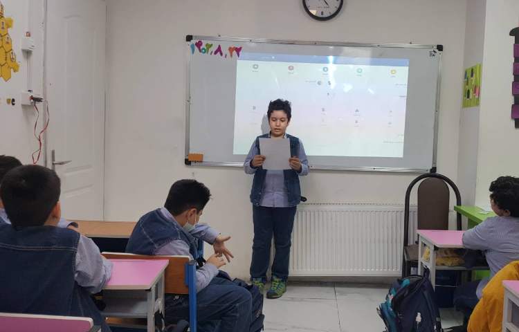 ارائه ی تحقیق و اطلاعات جمع‌آوری شده توسط دانش‌آموزان 1